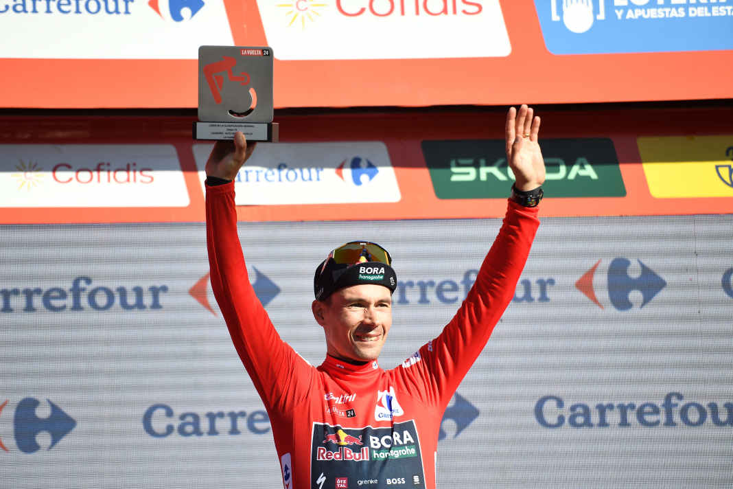 Primoz Roglic takes the red jersey at the Vuelta a Espana 2024