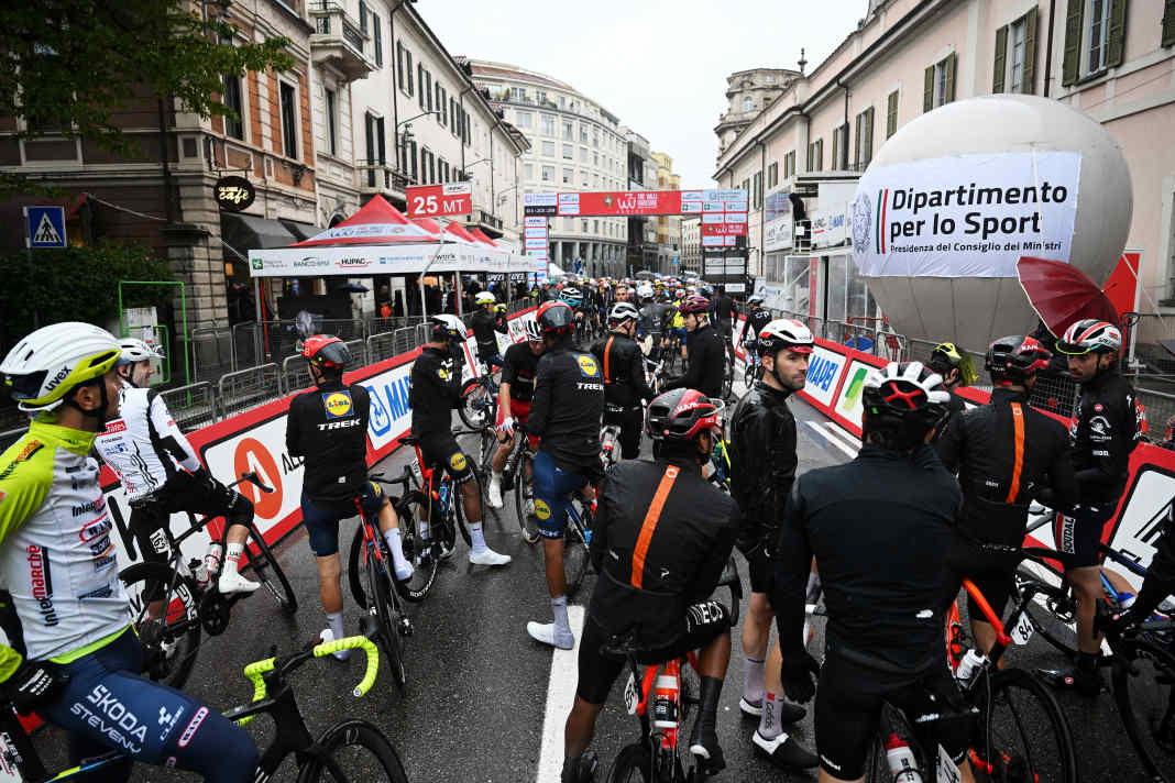 The Tre Valli Varesine one-day race has to be cancelled due to heavy rainfall