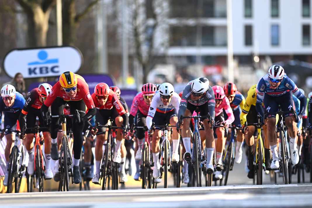 2025 endete der Omloop in einem Massensprint, bei dem Søren Wærenskjold triumphierte
