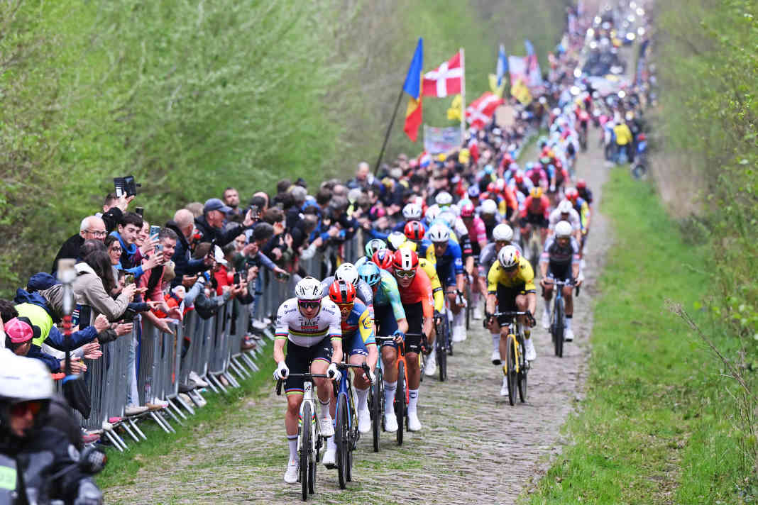 Les pavés d'Arenberg sont réputés pour leurs nombreuses défaillances