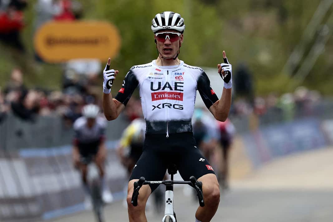 Juan Ayuso (UAE Team Emirates – XRG) gewann die 7. Etappe.