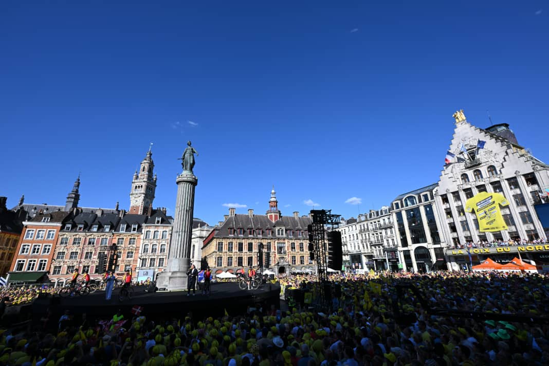 Welcome to the 112th Tour de France: Lille welcomes the international peloton on a big stage in the city centre