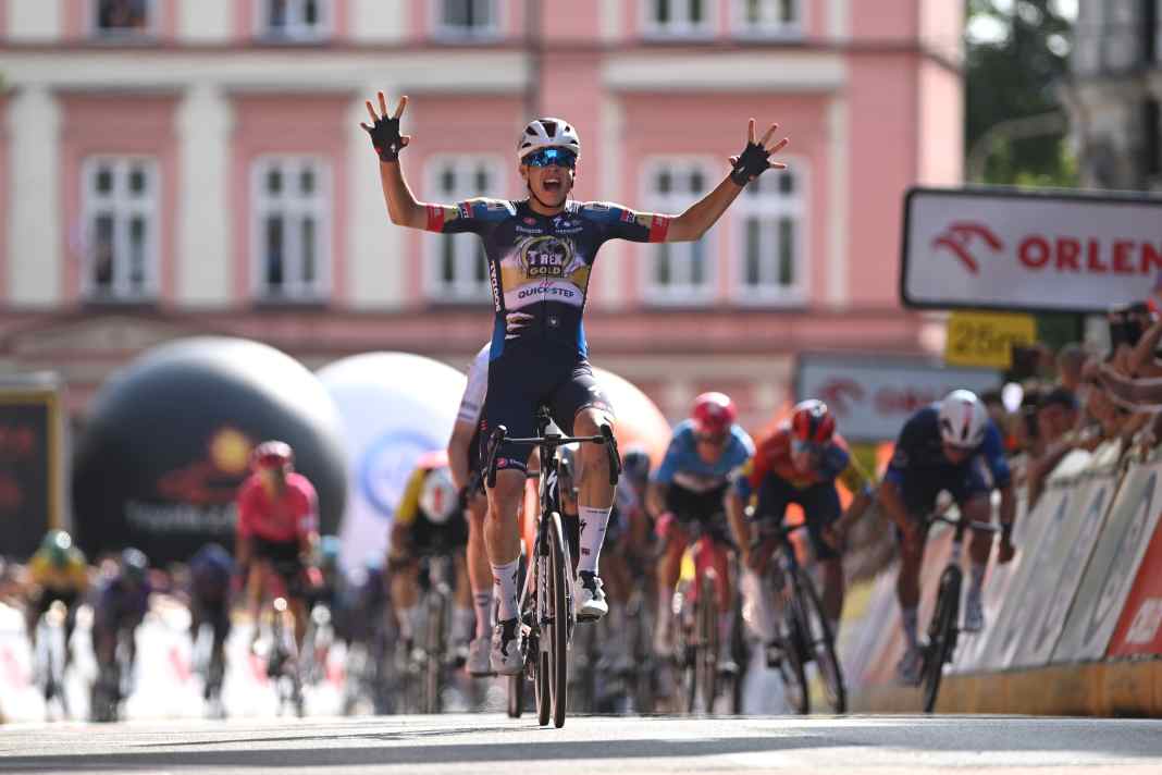 Paul Magnier (Soudal Quick-Step) won the 4th stage of the Tour of Poland.