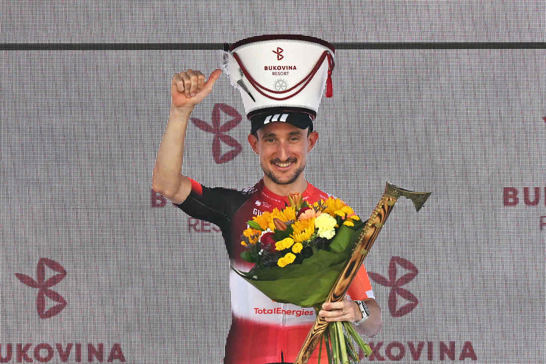 Allow me, Victor Langellotti. Stage winner on the sixth stage of the Tour of Poland and new overall leader.