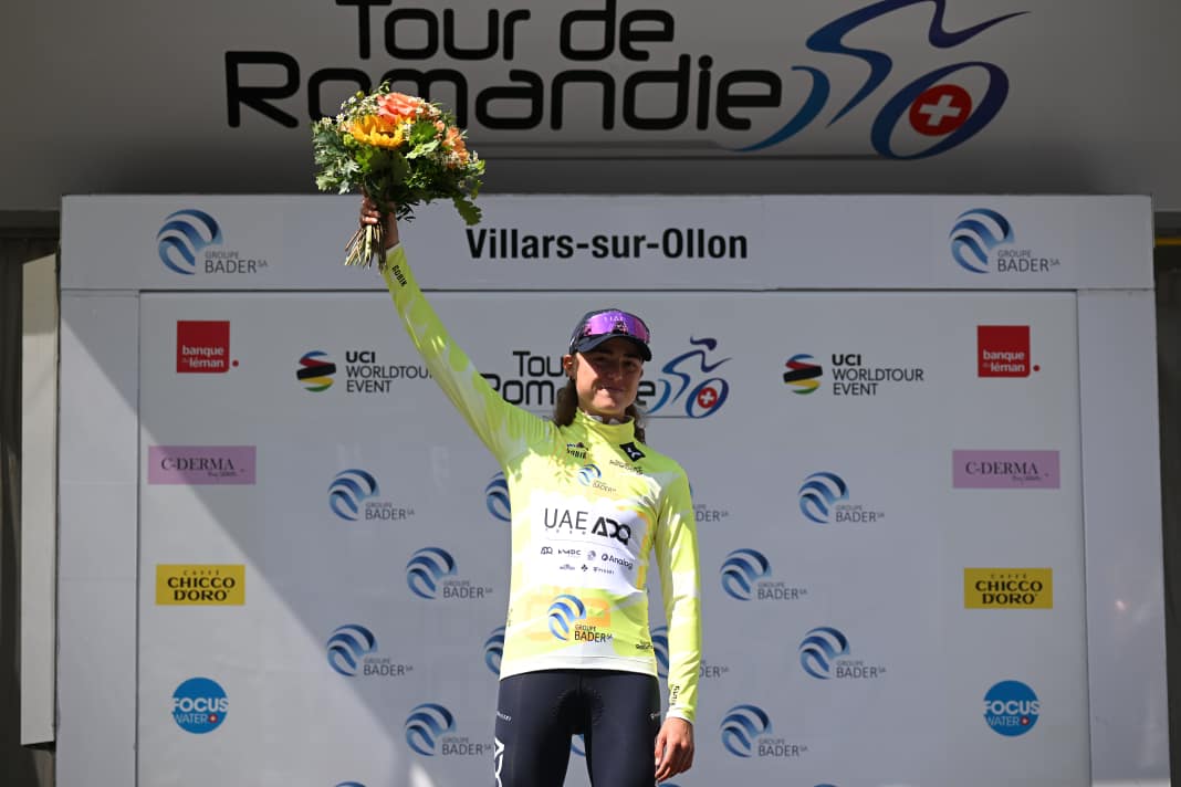 Paula Blasi war die Nutznießerin eines kuriosen Auftakts in die Tour de Romandie.