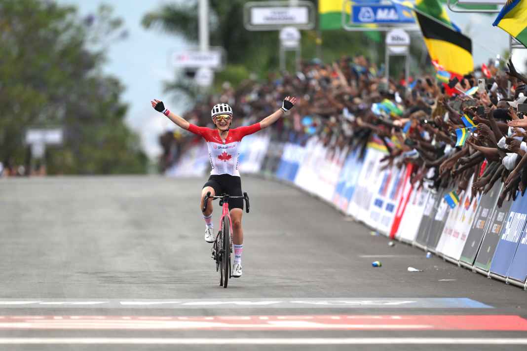 Magdeleine Ramos ist die neue Weltmeisterin. Es ist die größte Überraschung im Laufe der Weltmeisterschaften in Kigali. Die Favoriten waren andere.