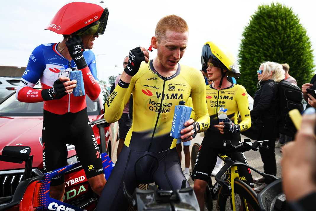 Matteo Jorgenson a permis à l'équipe de Visma | Lease a Bike de franchir la ligne d'arrivée.