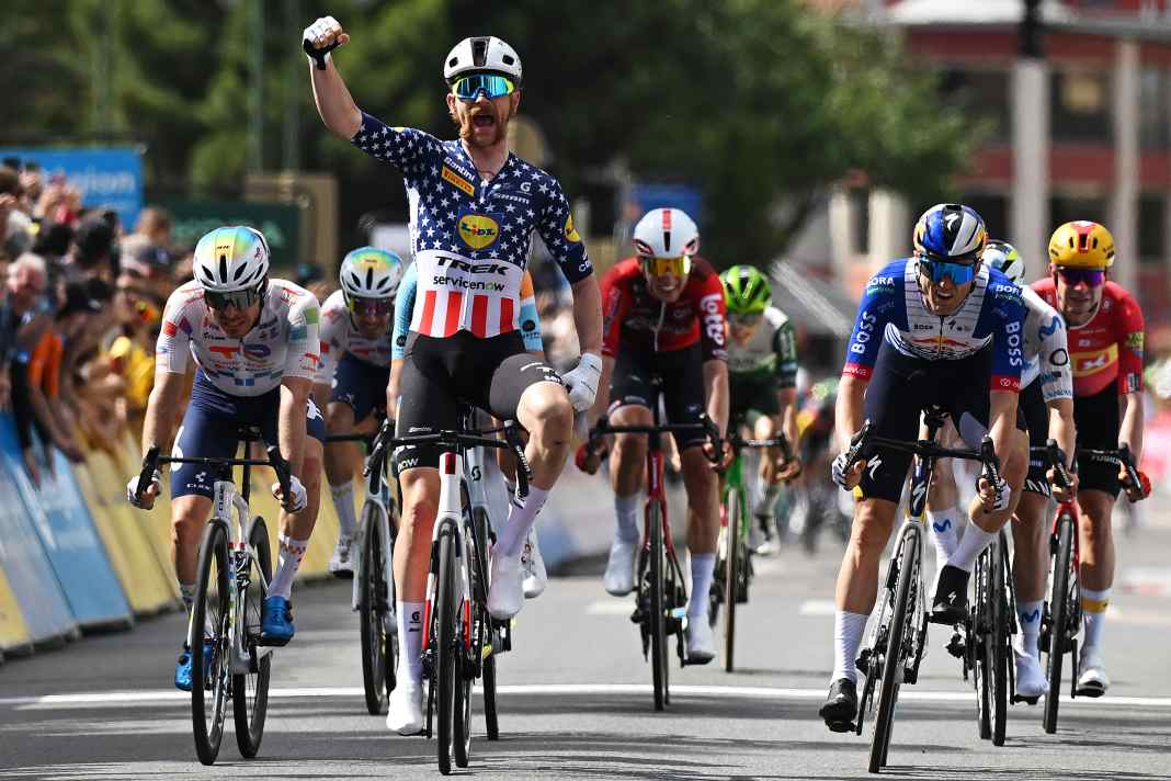 Quinn Simmons (Lidl - Trek) wins the 4th stage.