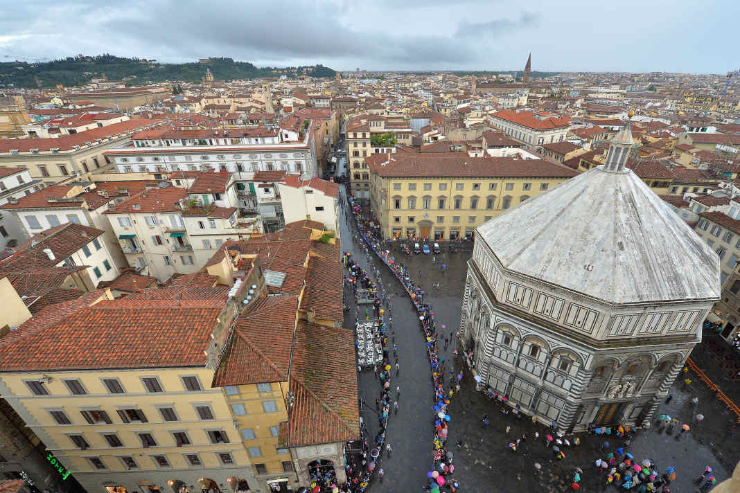 For the first time, the Tour de France starts in neighbouring Italy, for which historic Florence provides the perfect stage