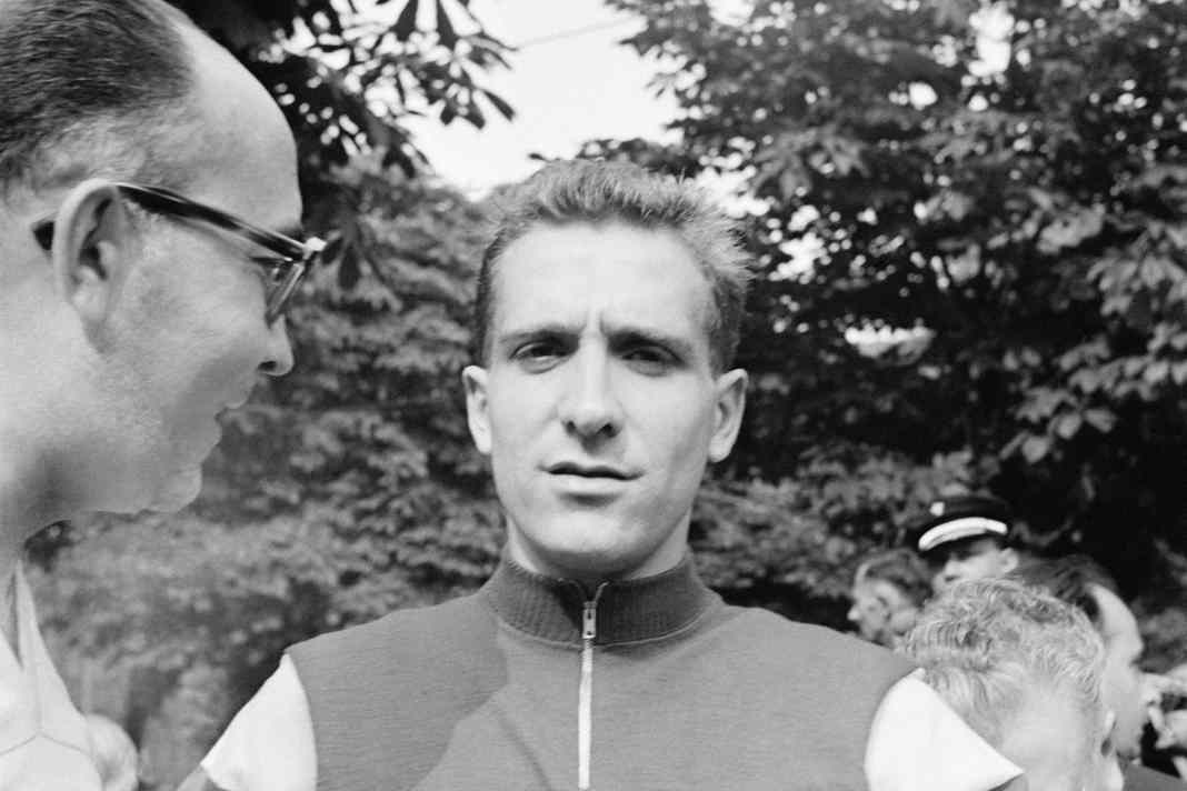 Der französische Radprofi Roger Rivière bei der Tour de France 1960, vor seinem Sturz mit den dramatischen Folgen | Photo by Keystone-France\Gamma-Rapho via Getty Images