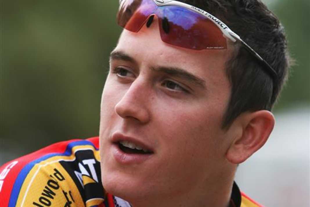 The young Geraint Thomas: After a professional cycling internship with the German team Wiesenhof in 2005, the Briton rode his first professional years with the South African team Barloworld - from 2007 to 2009 without any notable successes on the road