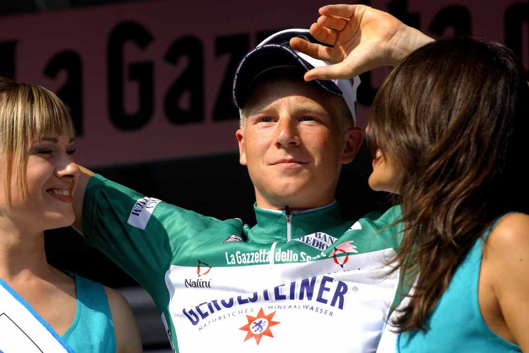Mit 23 Jahren gewann Fabian Wegmann 2004 die Bergwertung beim Giro d'Italia.