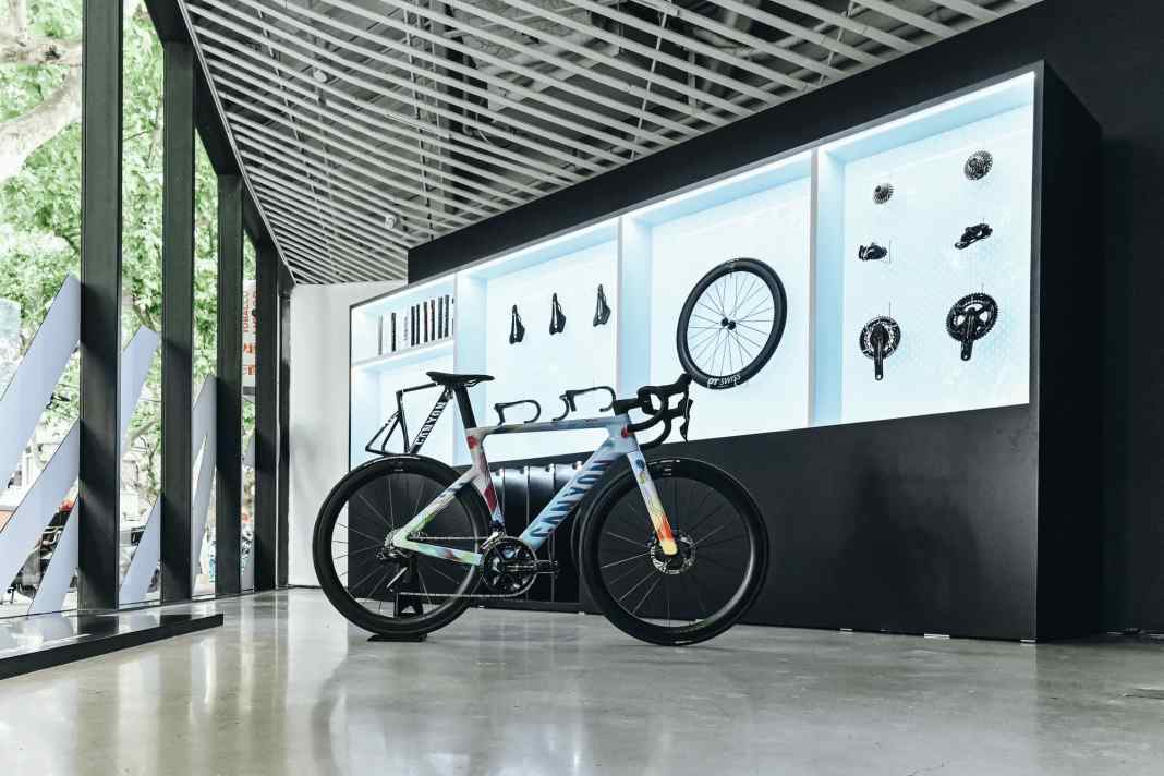 The customised dream bike can be configured via the Canyon website or the Canyon app.
