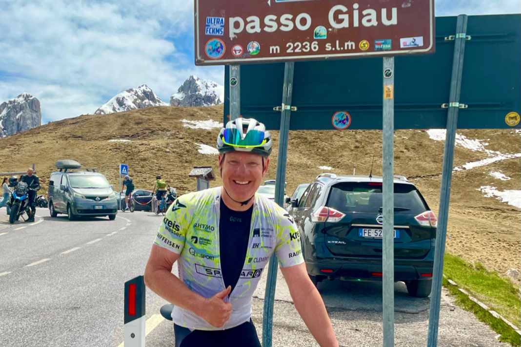 Der Autor am Passo Giau