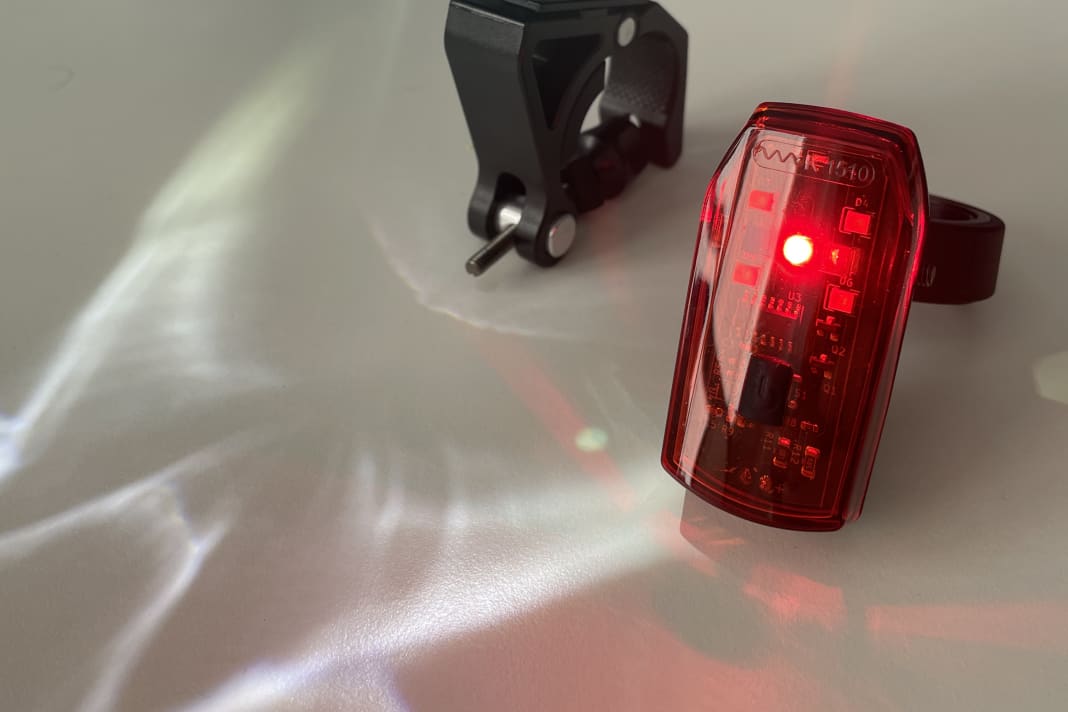 The bicycle light from Aldi and a rear light shine quite brightly.