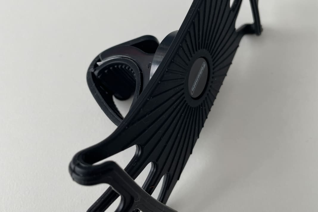 The Aldi Bikemate smartphone holder is probably almost too small for a 6-inch display.