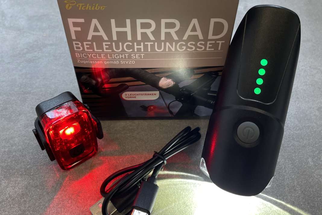 Tchibo Fahrrad Beleuchtungsset, Preis: 24,99 Euro