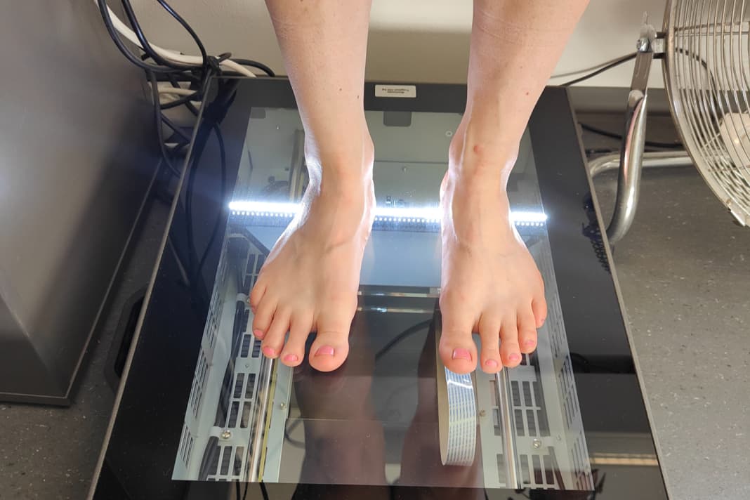 It starts with a foot scan
