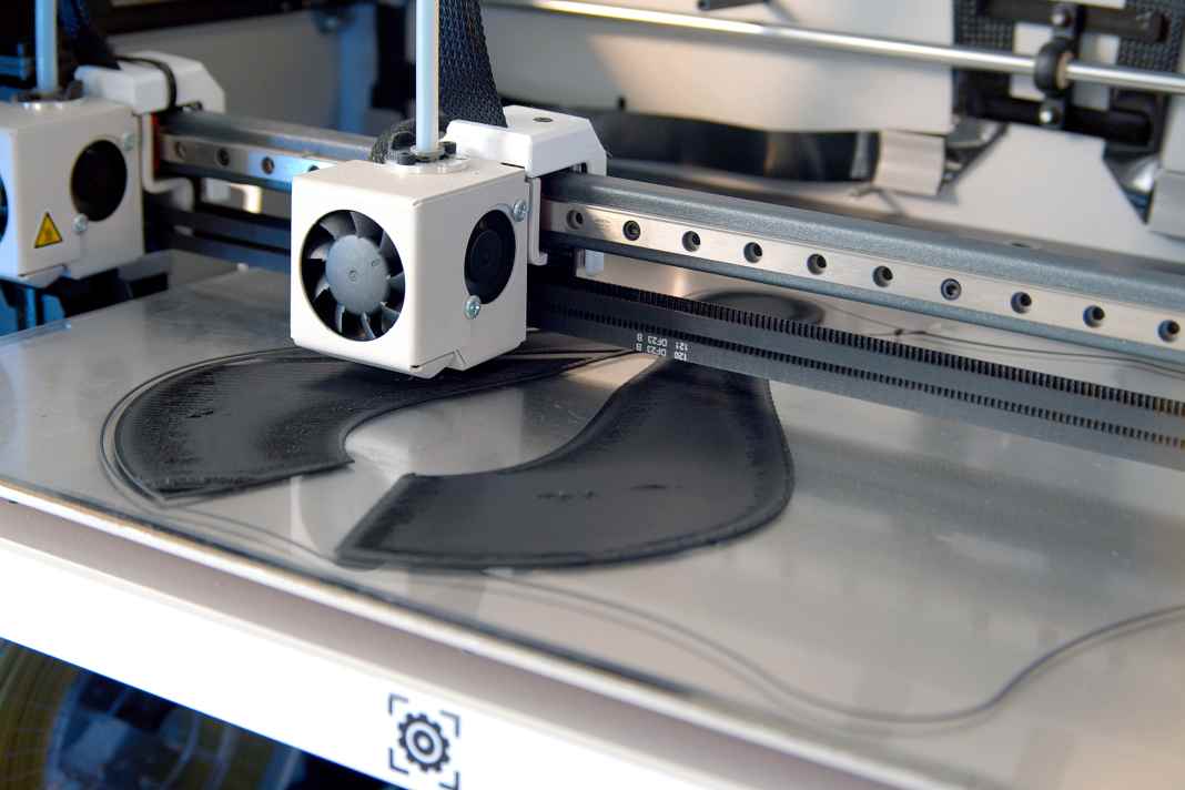 Layer printing process at Fingerprint Cycling