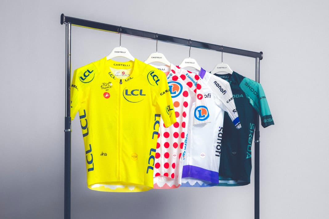 Tour de France 2027 : voici les nouveaux maillots de classement signés Castelli