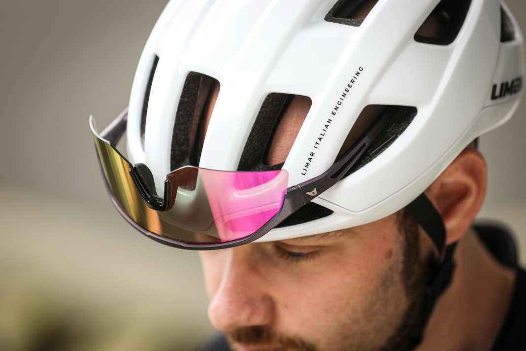 There is a compartment for glasses, but this stylish accessory is often more secure when stored in other helmets.