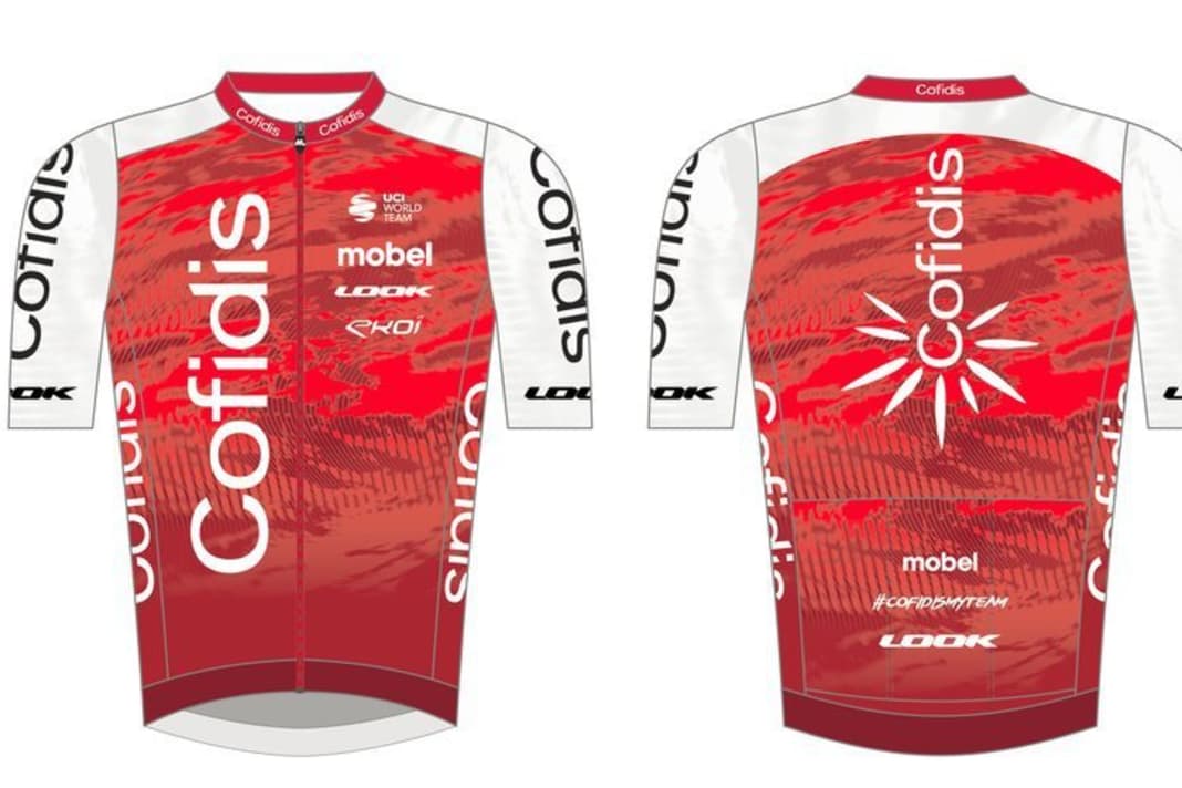 Das ist das Trikot von Cofidis für 2024