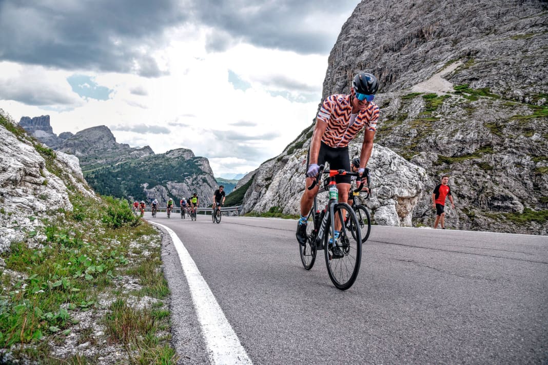 Joe gets out of the saddle on this steep climb - good or bad?
