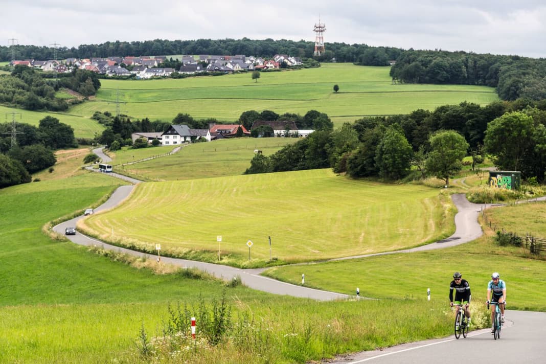 On the road in the Sauerland near Nachrodt-Wiblingwerde