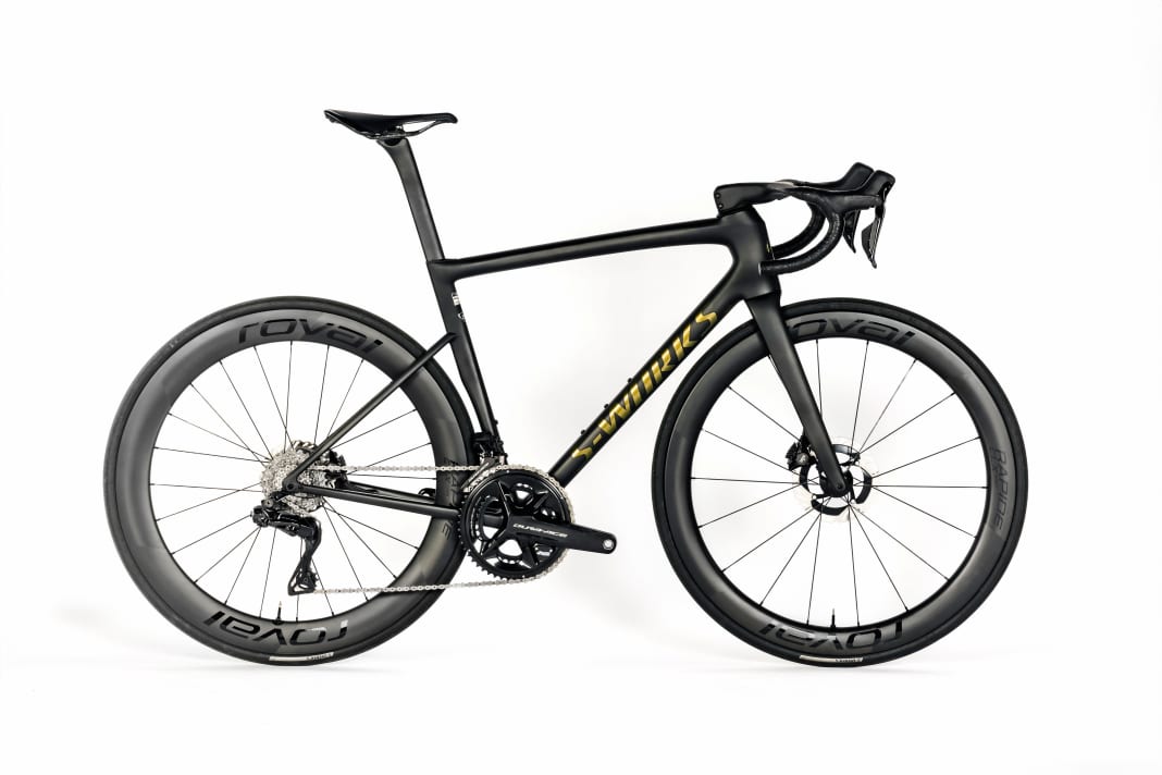 Wahnsinnig teuer, aber auch wahnsinnig gut: Specialized Tarmac SL8, 6,6 Kilo, 14.000 Euro