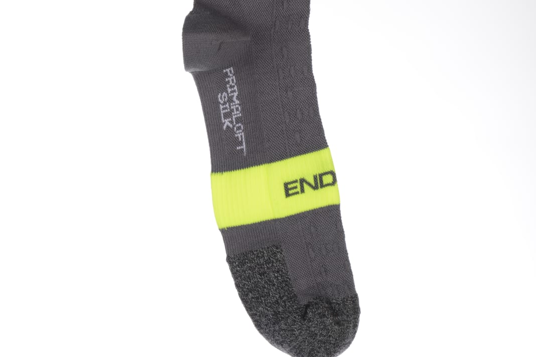 For underneath: Endura Pro SL Primaloft Sock II