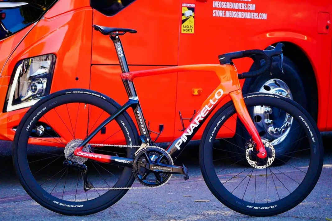 The Pinarello Dogma F by Geraint Thomas