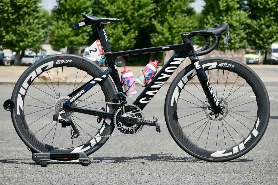 Le Canyon Aeroad CFR de Ricarda Bauernfeind