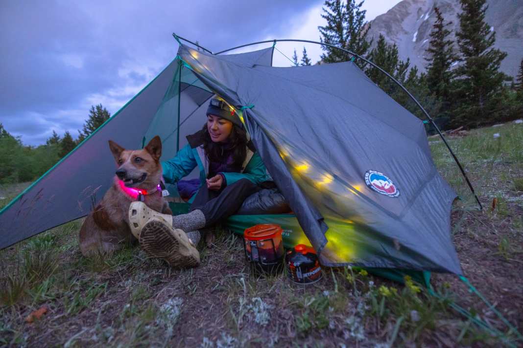 One of three new tents from Big Agnes is the Pitchpine VST 1.5