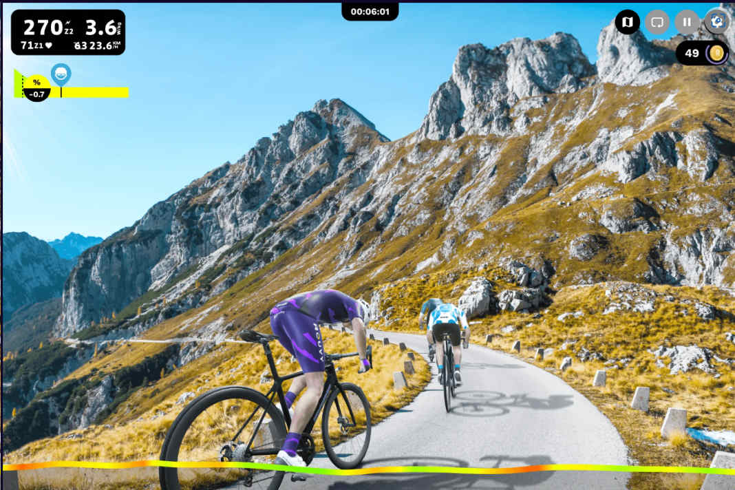 Apps for roller training range from photorealistic to video game-like, from minimalism to gamification. We present five of the most exciting software solutions for indoor cycling.