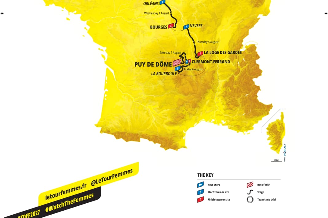 Le parcours du Tour de France féminin 2027