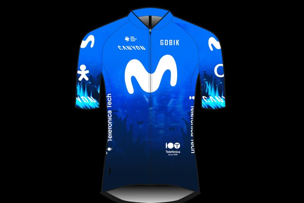 This is the Movistar Team jersey for 2024