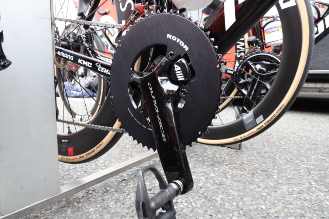 Victor Campenaerts hat an seinem Ridley Noah Fast 58/44 montiert