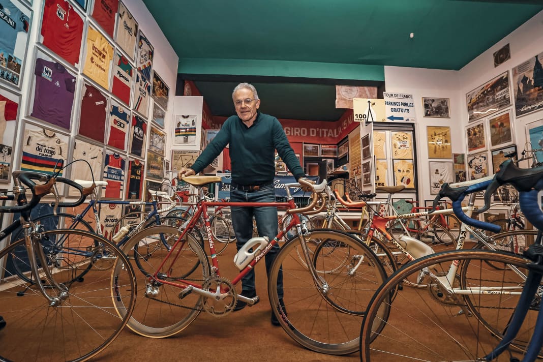 The Bottecchia laid the foundation for the collection of historic racing bikes