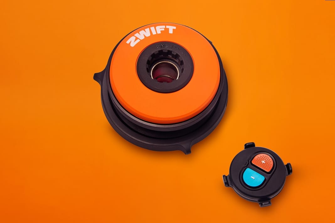 This thing has it all: with the Zwift Cog and the wireless controller, you can conjure up 24 virtual gears on the Smarttrainer.