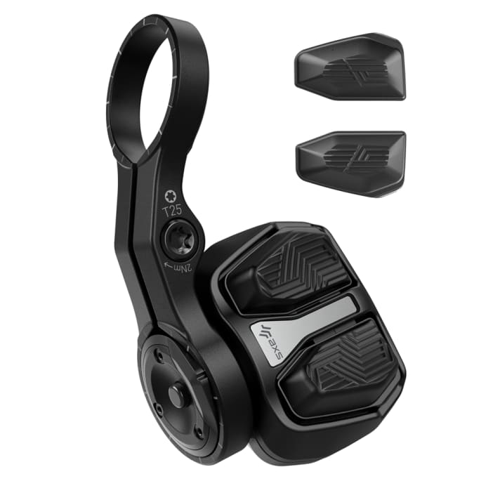 Auf den ersten Blick wirkt die Optik der neuen Pod Controller etwas sperrig, doch die Funktion und die gute Justage am Lenker überzeugen. Bei der optionalen Deluxe-Version (240 Euro statt 180 Euro) können die Tasten gewechselt werden. Es gibt konvexe und konkave Tasten.