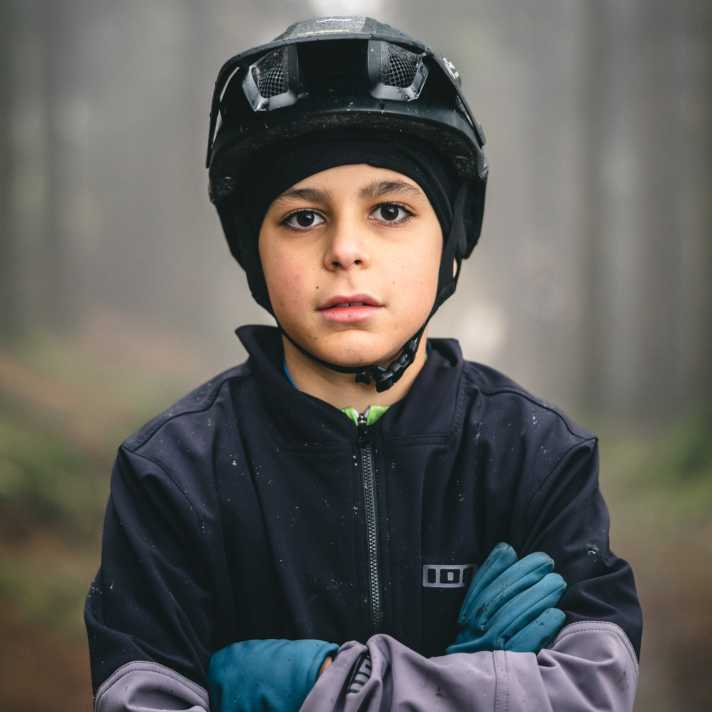 Eleven-year-old Leo was allowed to slip into the role of a BIKE tester at the BIKE Youth Camp in Sankt Englmar.