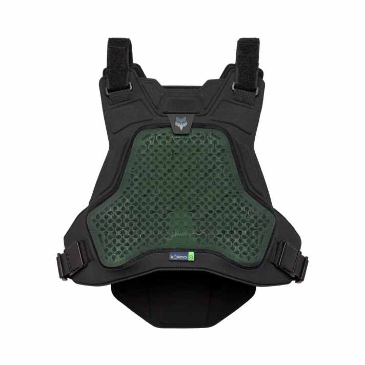 Lightweight, safe and pretty stylish – with the Fox Airframe chest protector, kids can really let rip in the bike park.
