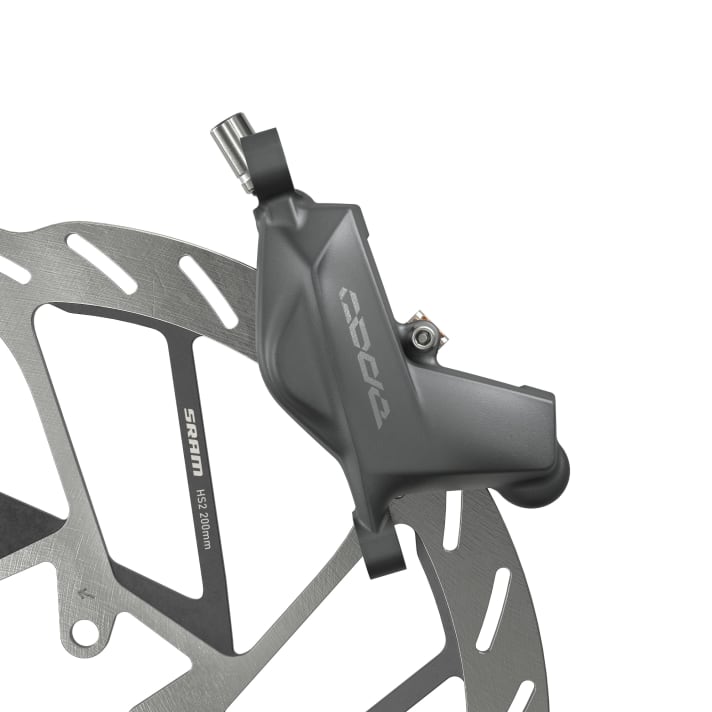 The Code Bronze brake has its own Dark Polar finish and trail-ready functions.
