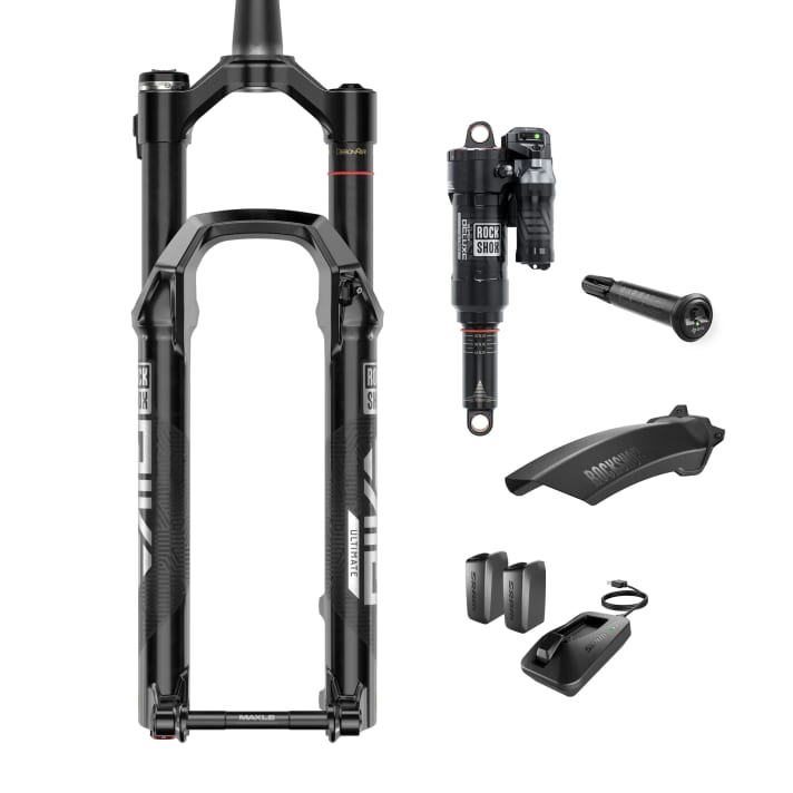 Das Trail Upgrade-Kit mit der Pike Flight Attendant. Kompatibel ist das ganze nur mit dem aktuellen Canyon Neuron 29. 