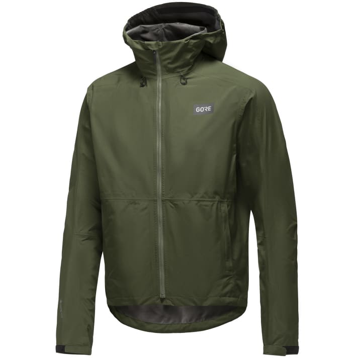 Die Endure-Regenjacke soll in jeden Rucksack passen und bei überraschenden Regenschauern schnell übergestreift werden können. Erhältlich in drei Farben.