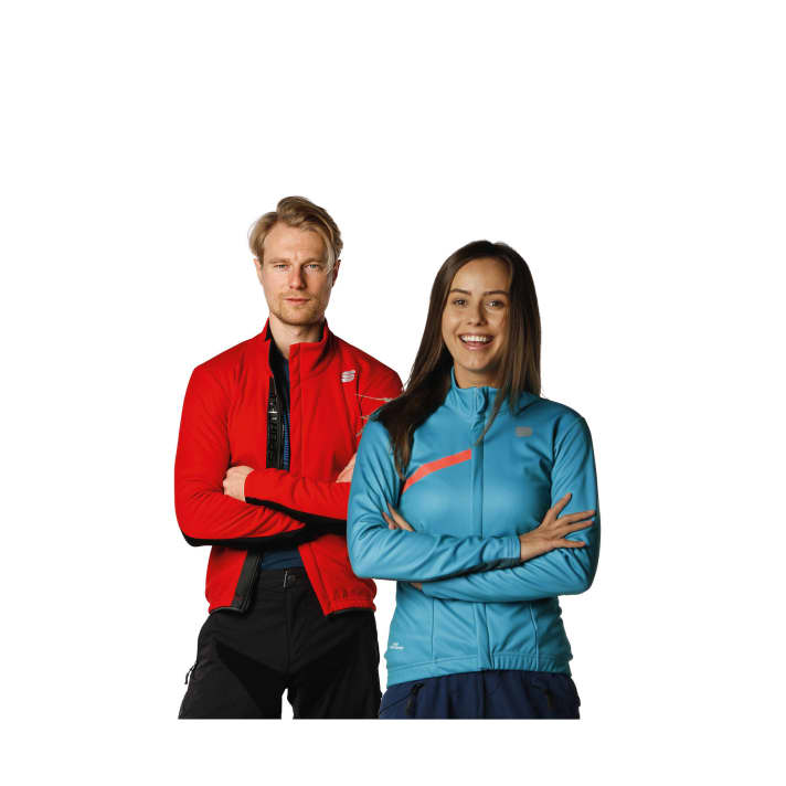   Leichte und einfach ausgestatte Winterjacke mit sportlichem Schnit.