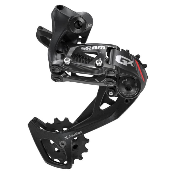   1x rear derailleur with the familiar Cage Lock system.