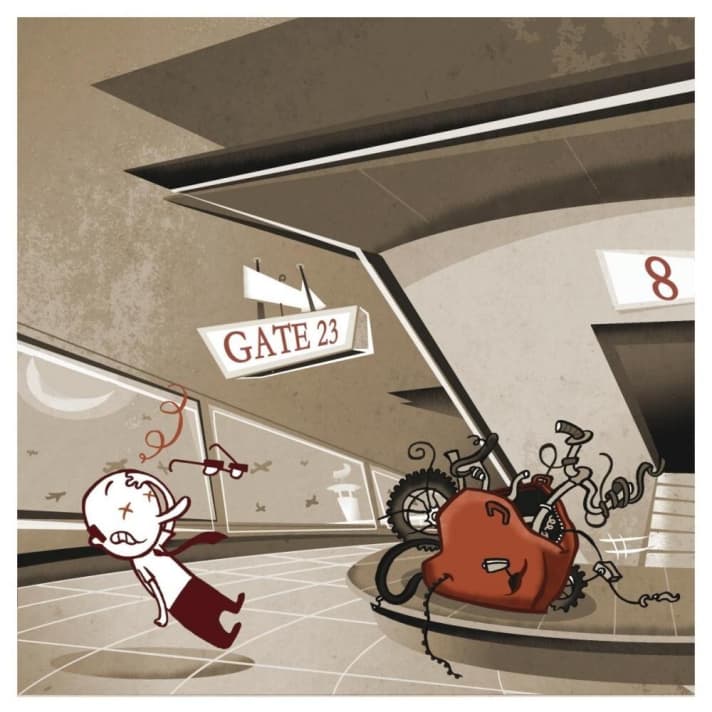 Luggage insurance makes perfect sense for valuable cargo such as an expensive mountain bike.