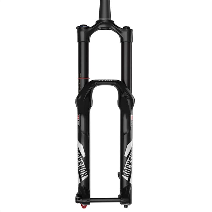   Schwarz in Schwarz in Schwarz: Die neue Rock Shox Lyrik kommt bullig daher.
