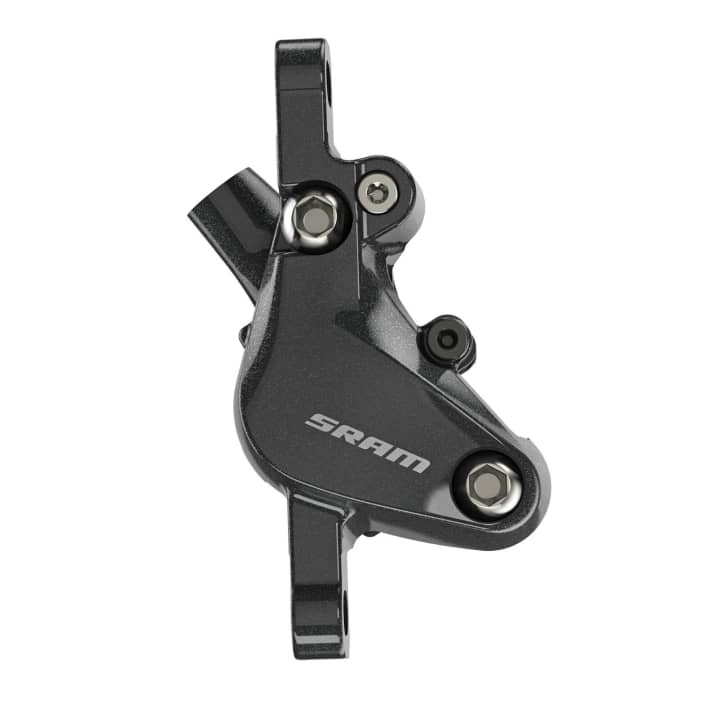   On the Sram Level TL, the caliper housing is in two parts and bolted together.